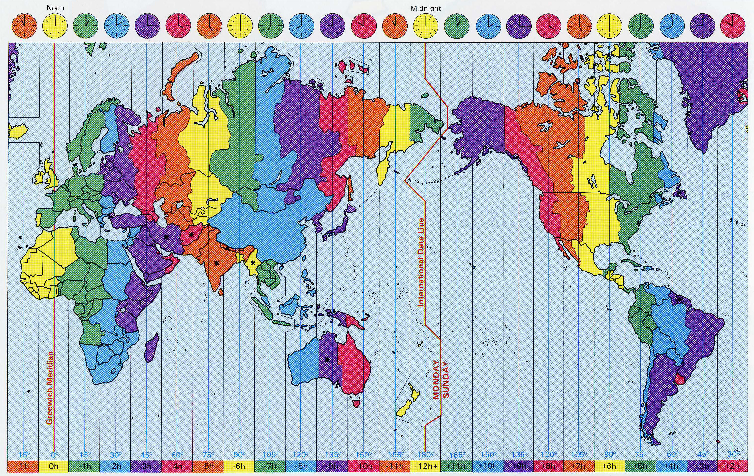 time zones gmt