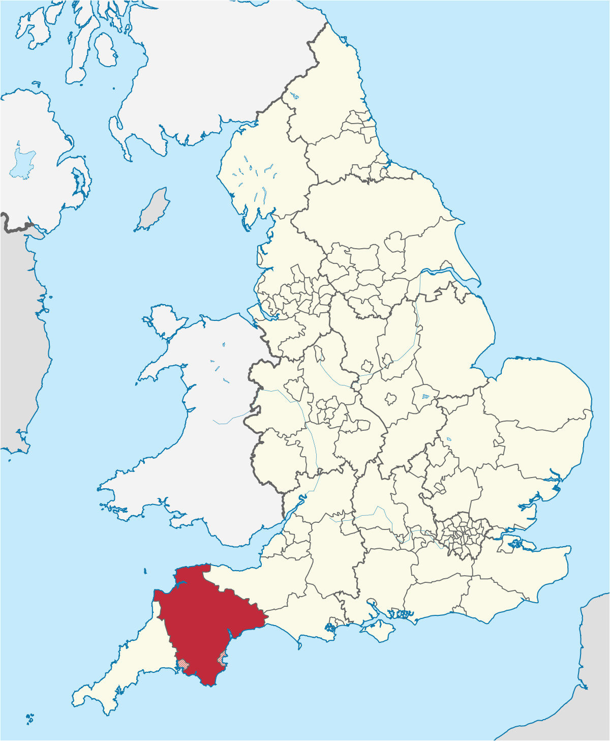 Hampshire On Map Of England Devon England Wikipedia