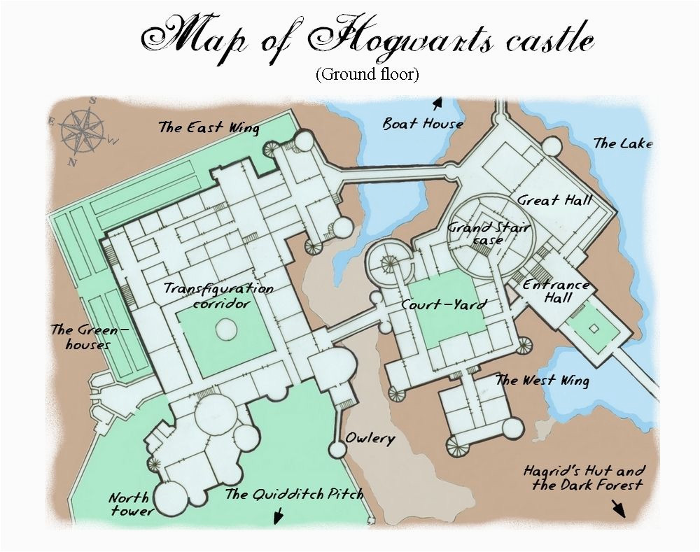harry potter hogwarts castle map the wonderful world of