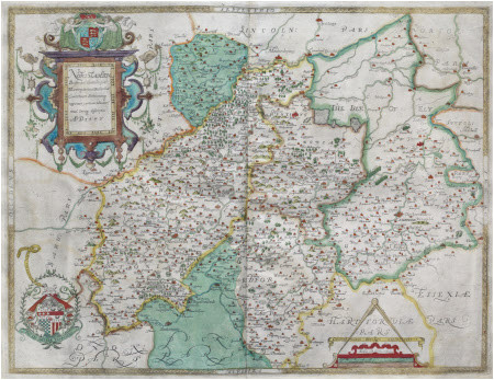 atlas of the counties of england and wales sponsored by t