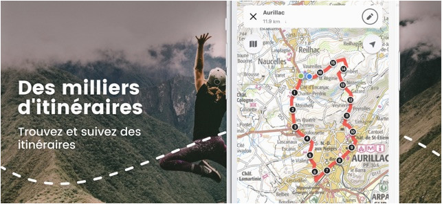 outdoors gps france cartes ign im app store