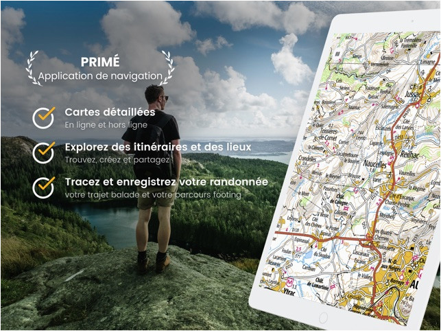 outdoors gps france cartes ign im app store
