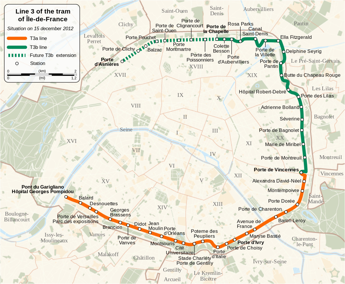 a le de france tramway lines 3a and 3b wikipedia