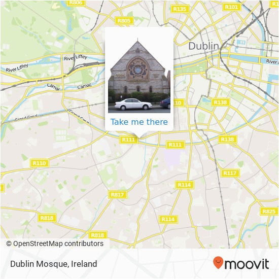 how to get to dublin mosque in dublin by bus or train moovit