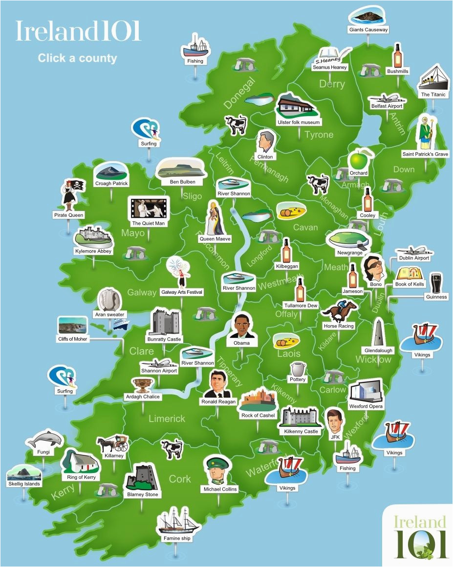 Ireland Castles Map | secretmuseum