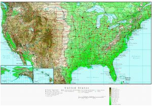 elevation map oregon us topographic map with highways awesome us