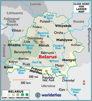 belarus map geography of belarus map of belarus worldatlas com