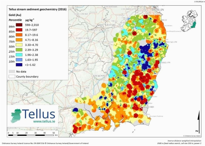 tellus uncovers platinum and gold in south east leinster