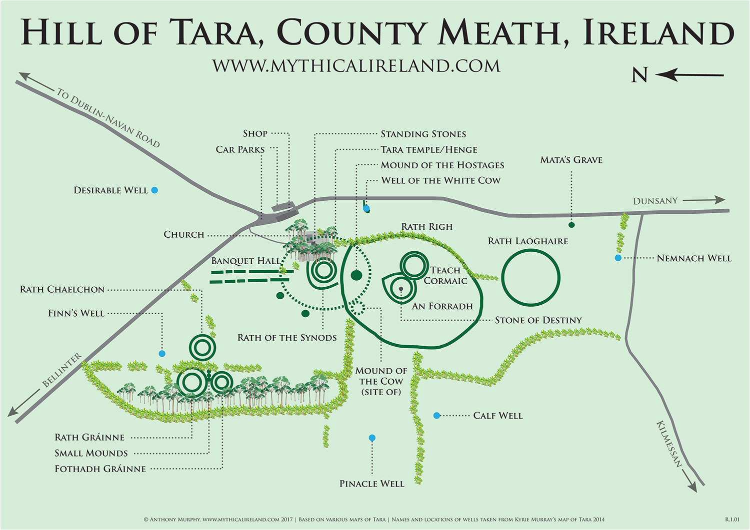 mythical ireland ancient sites the hill of tara teamhair