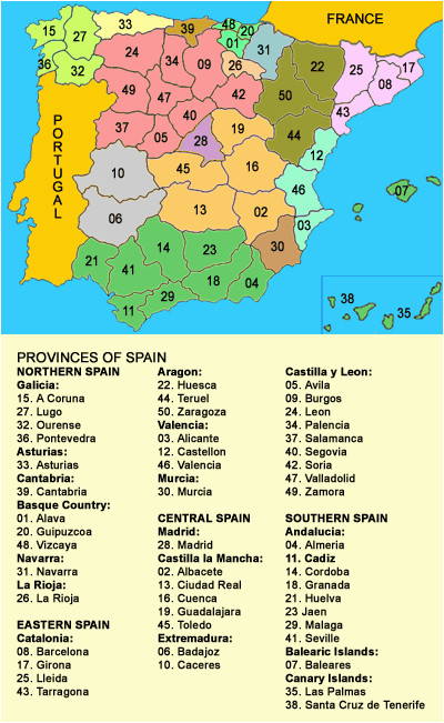 map of provinces of spain travel journal ing in 2019 provinces