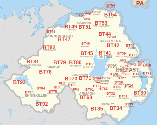 bt postcode area wikivisually