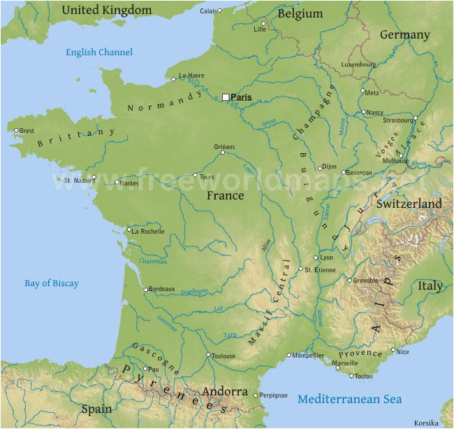 texpertis com map of southern france elegant france