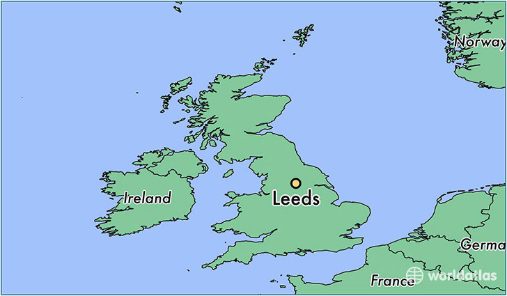 where is leeds england leeds england map worldatlas com