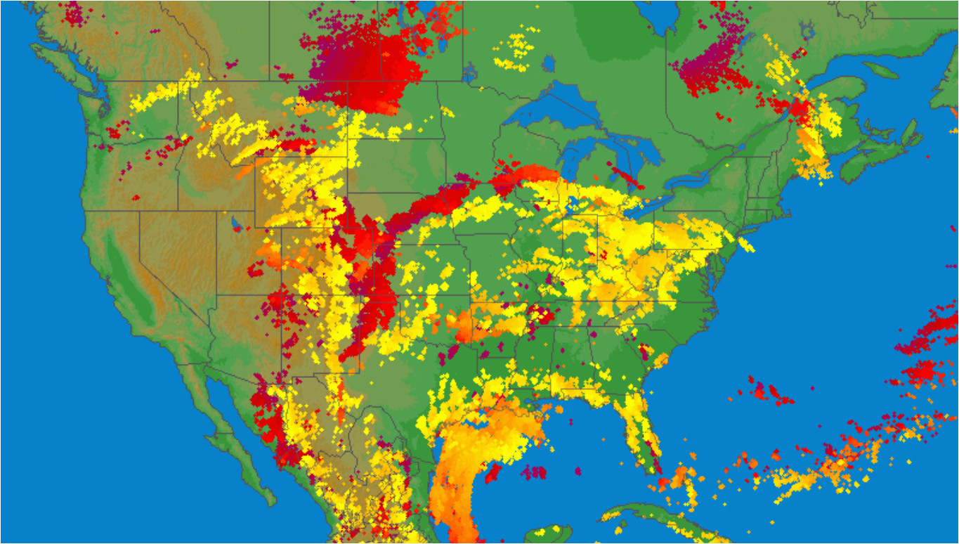 Lightning Strike Map Usa