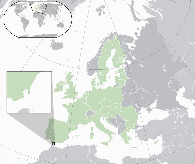 location of gibraltar in europe and in the european union