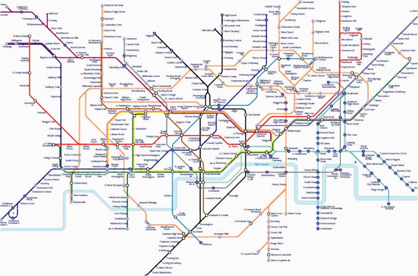 transport for london s zoomable new tube map is completely