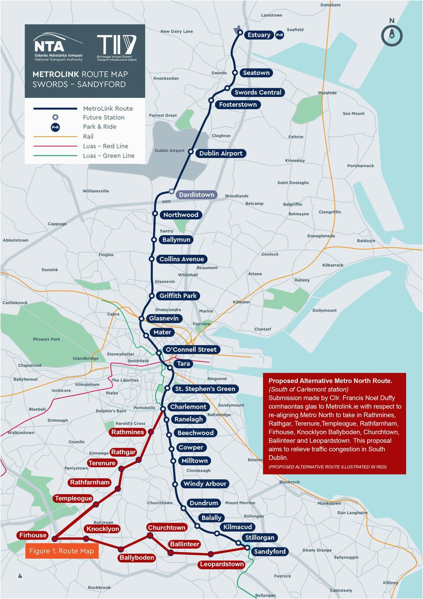 cllr francis n duffy on twitter metro north proposed alternative