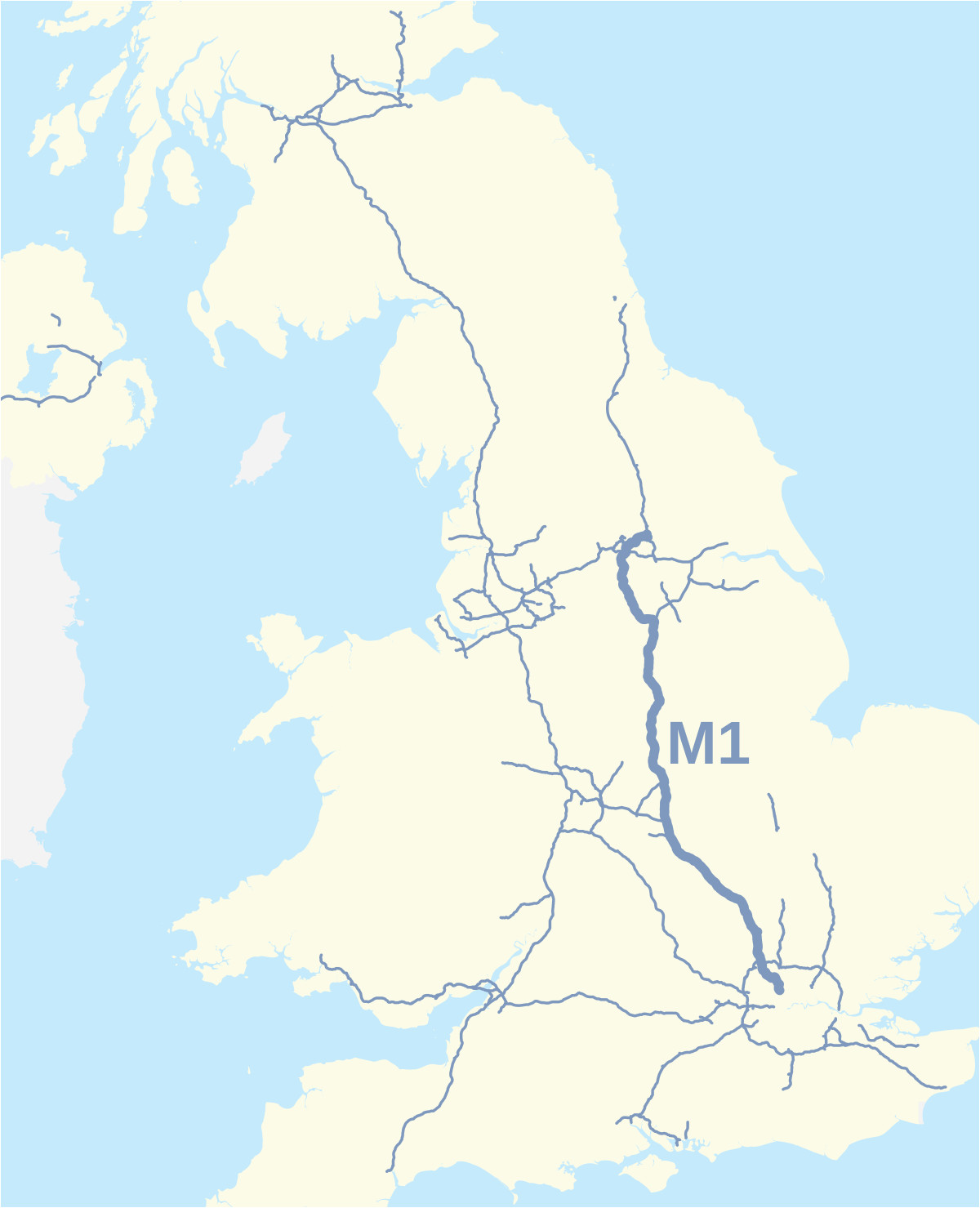 autostrada m1 wielka brytania wikipedia wolna encyklopedia