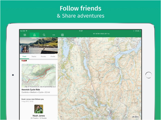 viewranger hike ride or walk on the app store