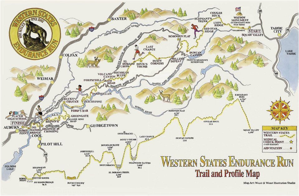western states trail map running trail maps map vintage world maps