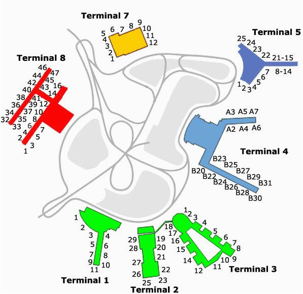 jfk airport gate map nyc jfk map new york travel