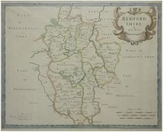 9 best antique maps of bedfordshire images in 2017 antique