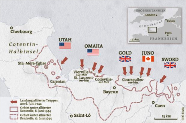 d day invasion in der normandie geo