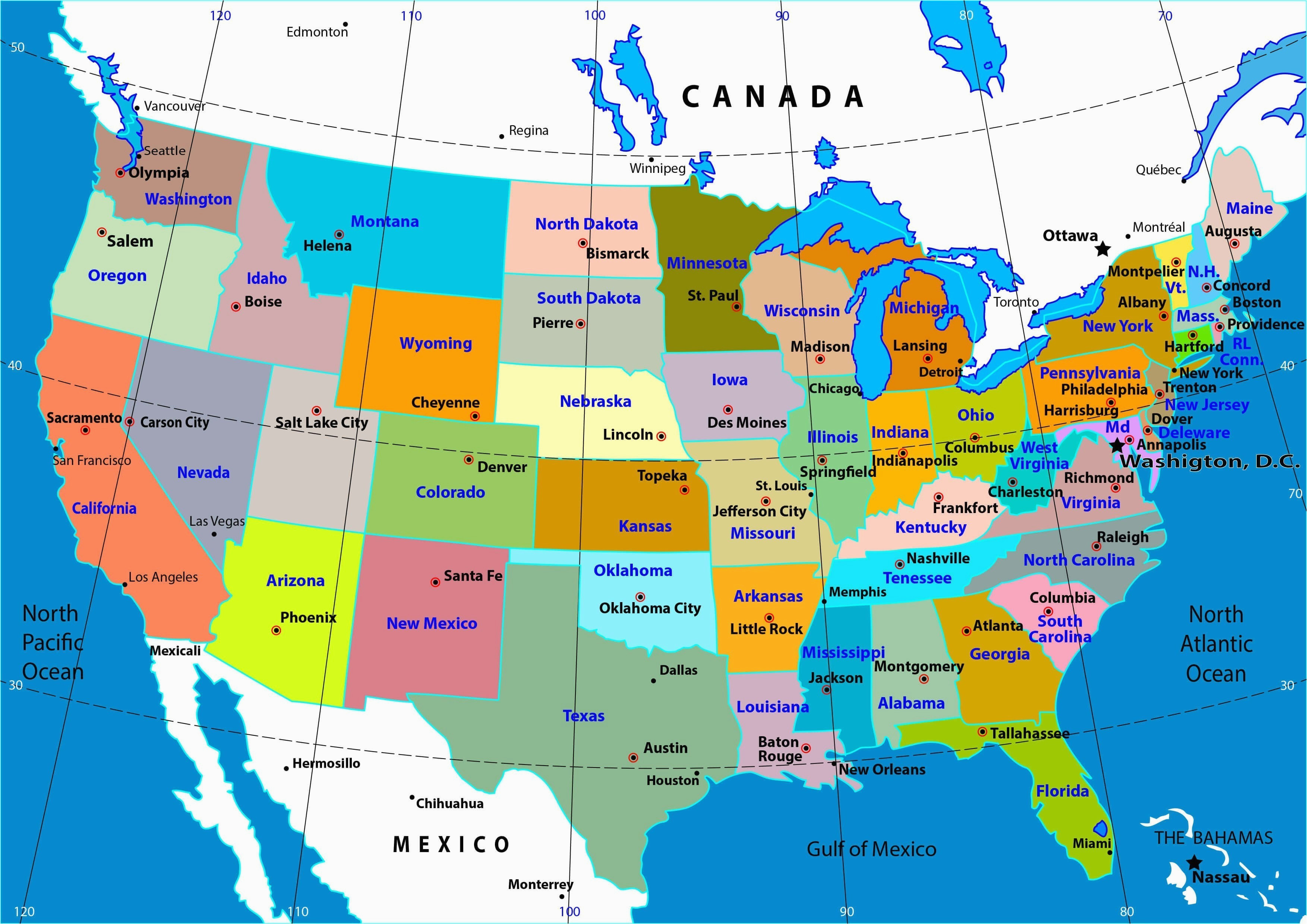 us map not vague western usa map cities easyern eastern