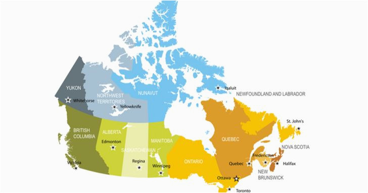 the largest and smallest canadian provinces territories by