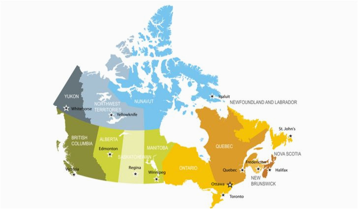 the largest and smallest canadian provinces territories by