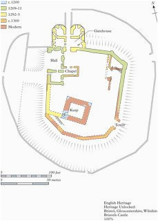 plan of st briavel s castle kastelen in engeland en ierland st