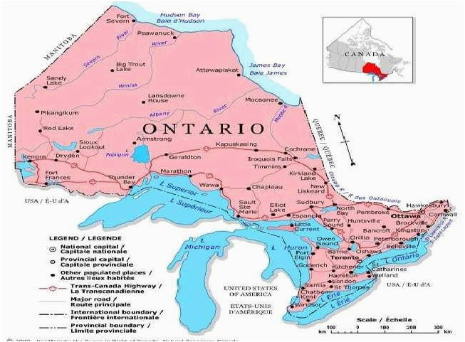 ontario province and cities of ontario maps in 2019 ontario map