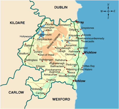 map of county wicklow local enterprise office wicklow
