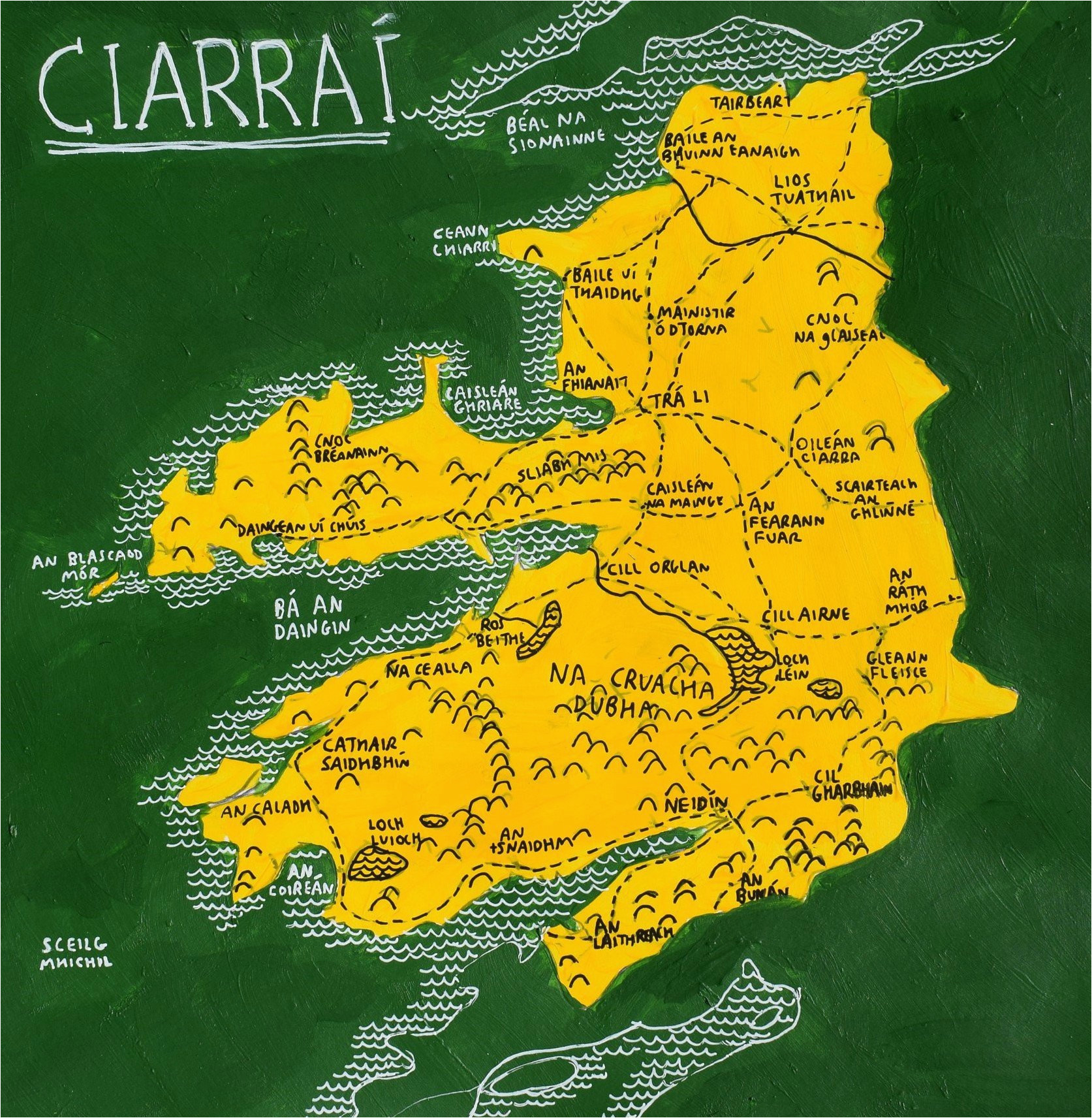 Map Of County Kerry Ireland – secretmuseum