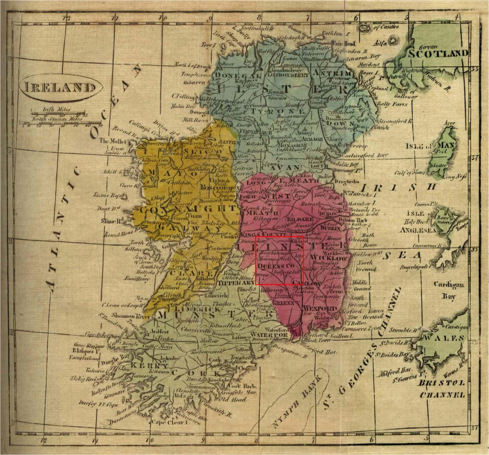 queens ireland county laois is a land locked county in leinster