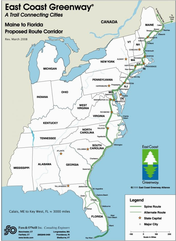 printable road map for eastern us usa map by states road map of