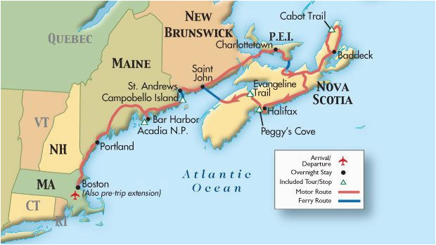 map of new england nova scotia canadian maritimes 2013