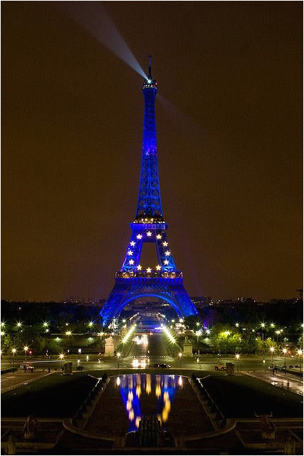 eiffel tower by night paris france favorite places spaces