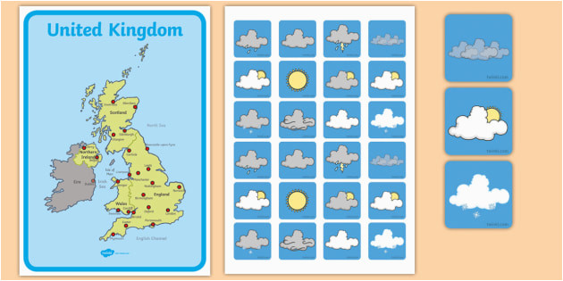 united kingdom weather forecasting role play pack