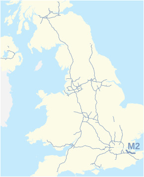 m2 motorway great britain wikivisually
