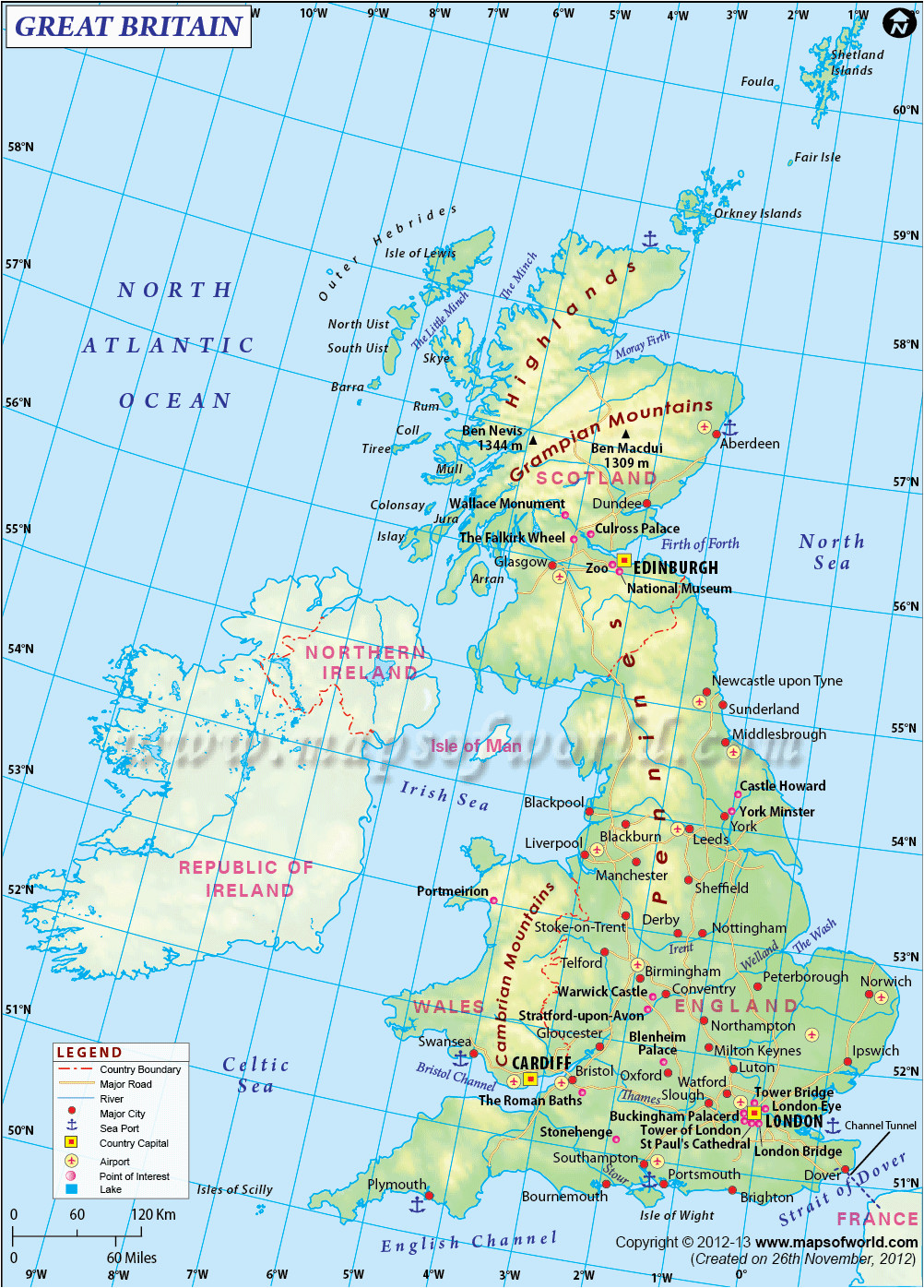 Map Of England Scotland Wales and northern Ireland | secretmuseum