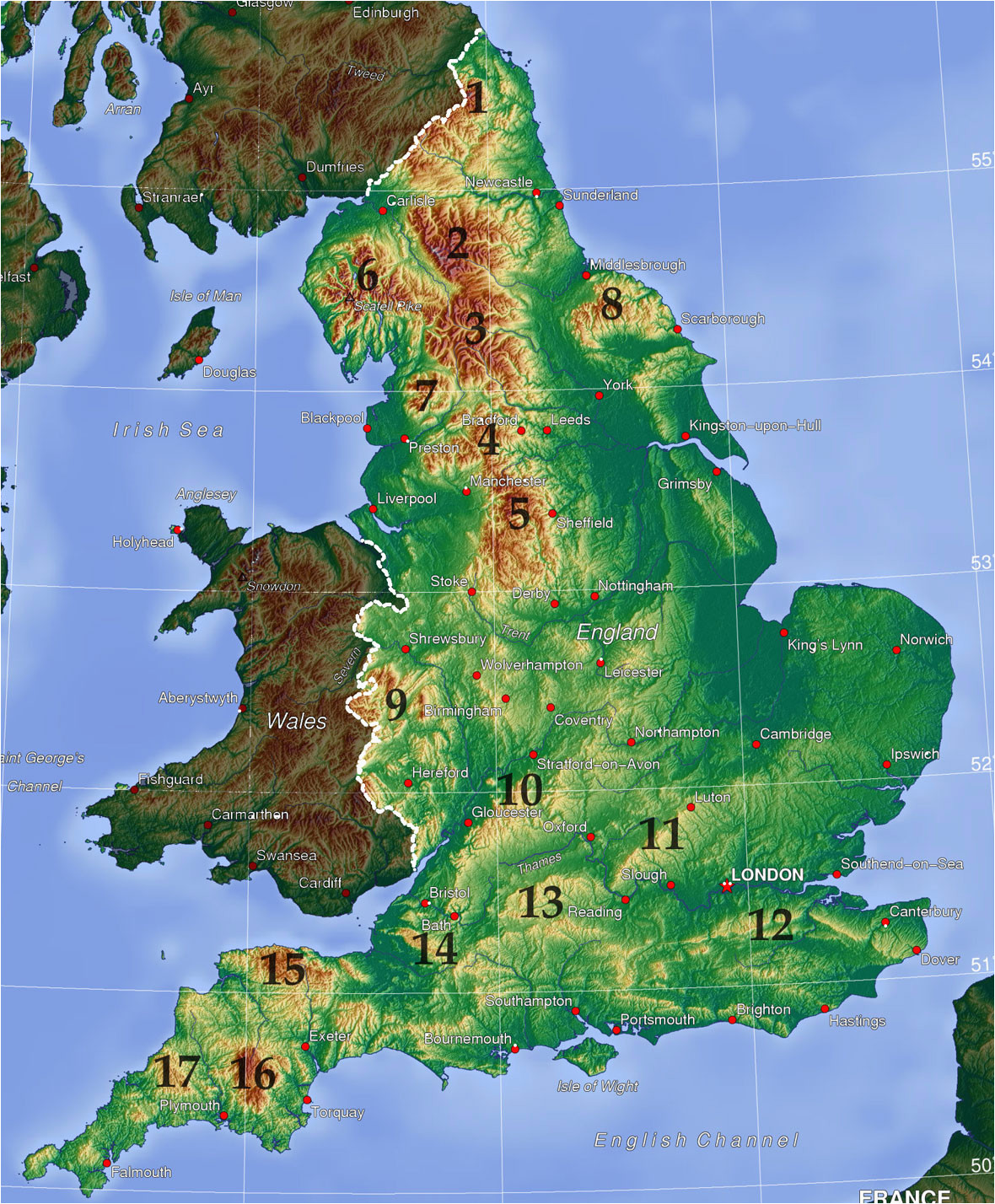 mountains and hills of england wikipedia