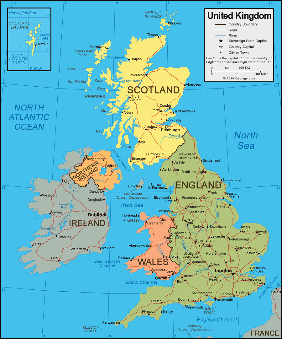 Map Of England Showing towns United Kingdom Map England Scotland northern Ireland Wales