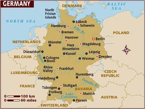 map of germany