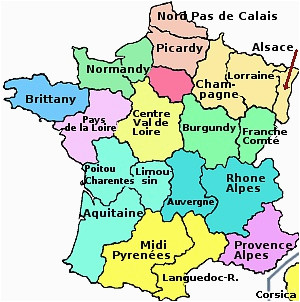the regions of france