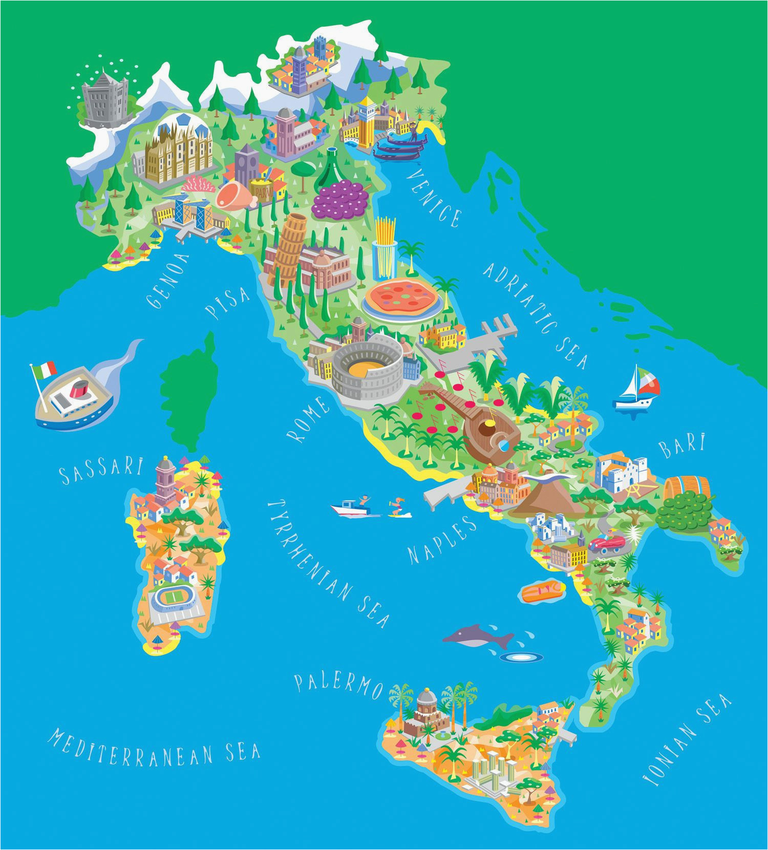 borders of italy map secretmuseum