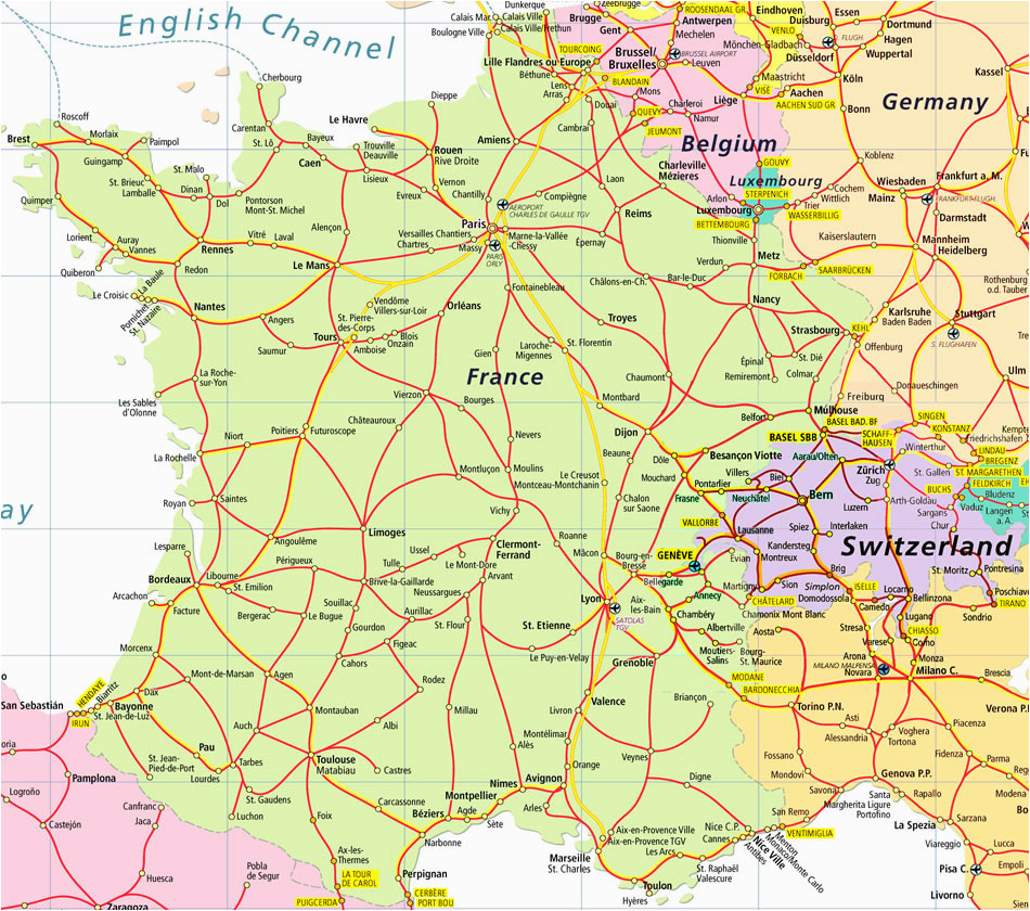 Map Of France and Switzerland Border | secretmuseum
