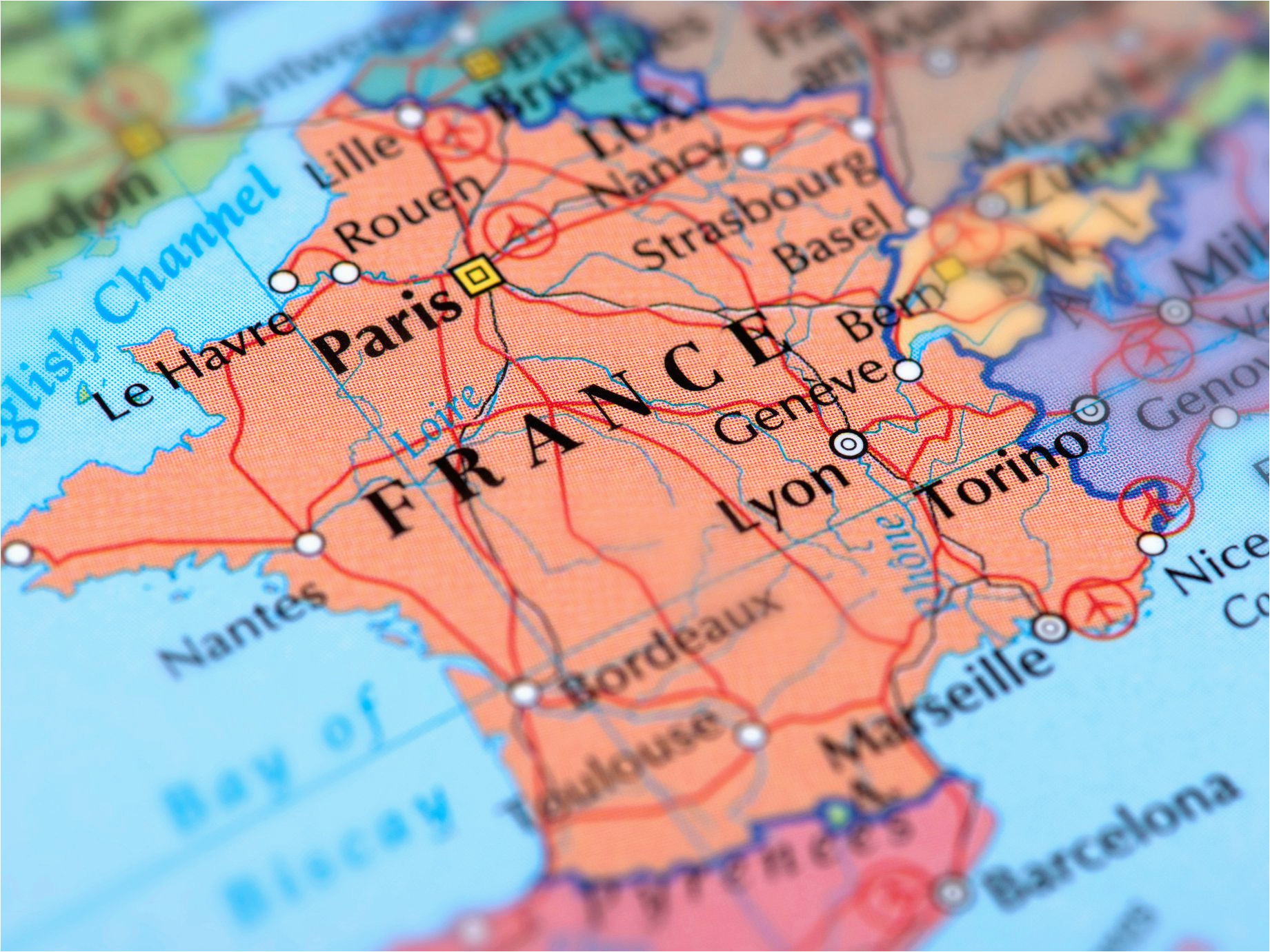 geography and information about france