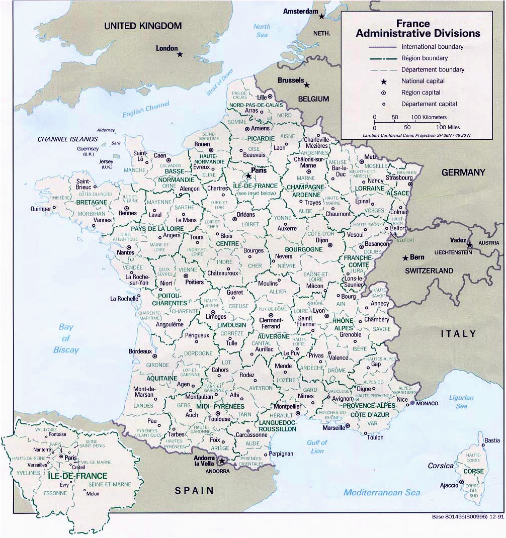 Map Of France Showing toulouse Map Of France Departments Regions Cities France Map