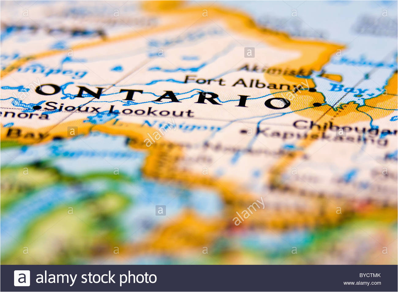 canada ontario map stock photos canada ontario map stock